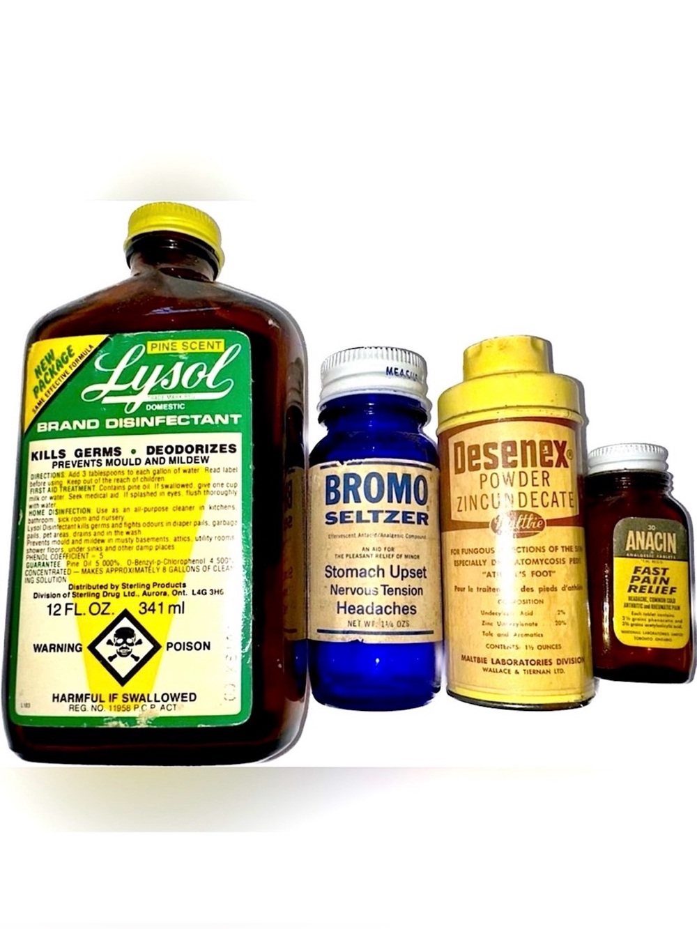 Vintage Medical & Disinfectant Bottle Collection